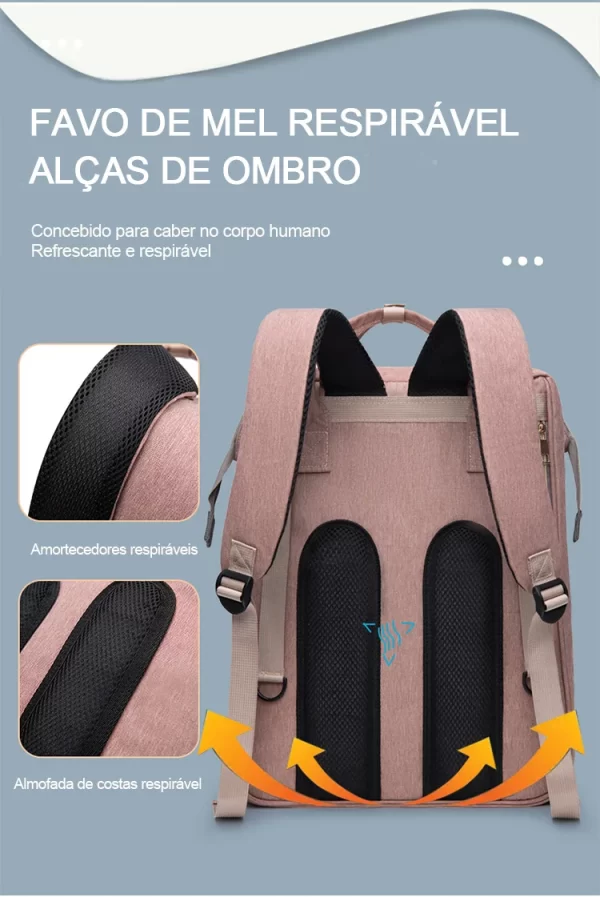 Mochila de bebê, berço  dobrável - Image 5