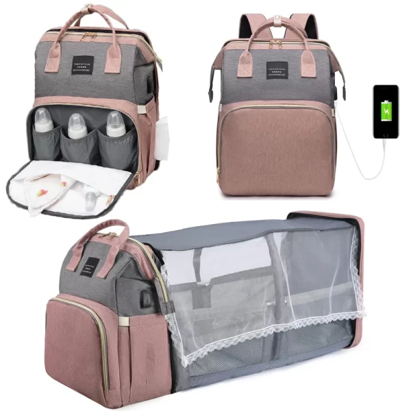 Mochila de bebê, berço  dobrável